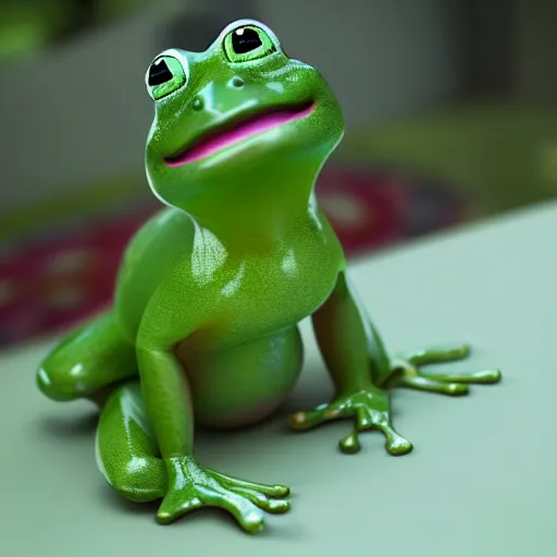 Prompt: a beautiful princess frog, in a dress, posing for a photo, cute, beautiful, girl, attractive, cinematic lightning, 8 k, octane render, matte painting,