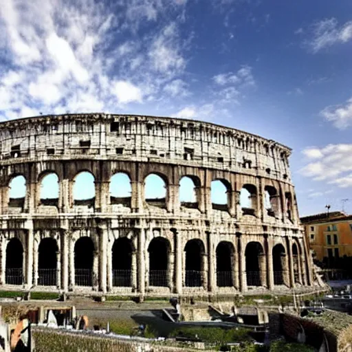 Prompt: let's admit it : rome has become a solarpunk heaven. bbc news, 2 0 3 8