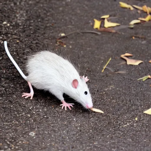 Image similar to elusive white drain rat in the drain pipes