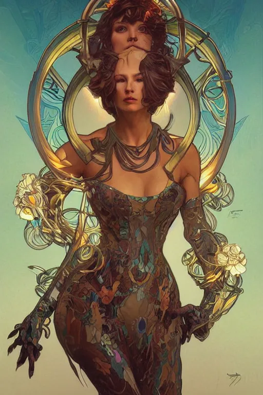 Image similar to electric moose. art by artgerm and greg rutkowski and alphonse mucha and tomacz alen kopera.