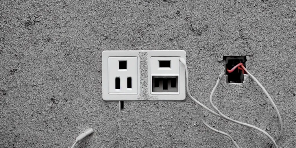 Image similar to plug!!!! plugged in ( ( socket ) ) sparking!!!!!!!!!!!!! shock!!! lightning!!!! electricity wires concrete