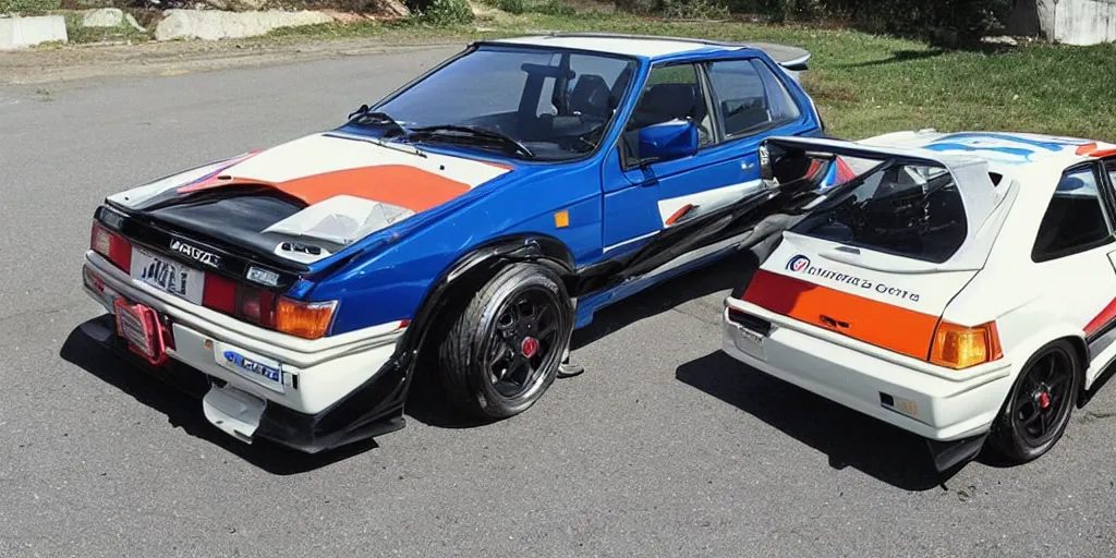 Prompt: “1980s Honda Civic Type R”