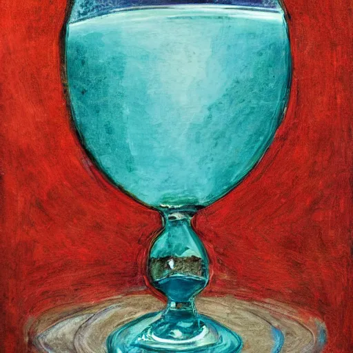 Prompt: a goblet of water