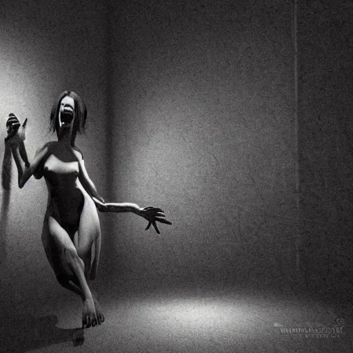 Image similar to a highly detailed realistic photographic render of a manananggal in a dark room being lit by flash light, aswang in a dark room, dark room, dark room night vision, binoculars, night vision, outlast, outlast game, outlast 2, creepy, horror, horror scene, cinematic horror, creepy horror, scary scene, cinematic lighting, cinematic scene, Volumetric lighting, Atmospheric scene, Dark, Horror, Atmospheric lighting, Global illumination, realistic, photo realism, hyper realistic, hyper realism, photo realisitc, cinematic render, film, beautifully lit, ray traced, octane 3D render, octane render, unreal engine