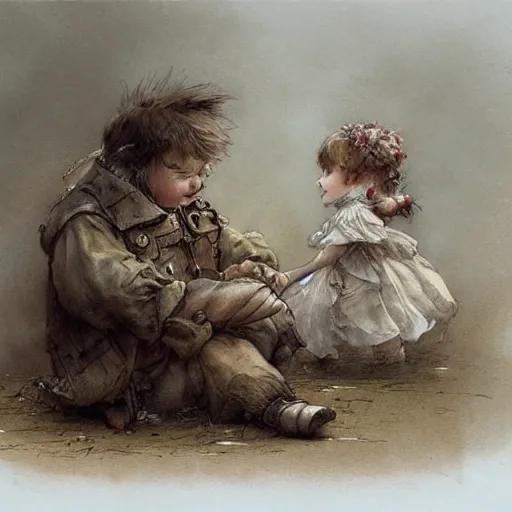 Image similar to ( ( ( ( ( story time. muted colors. ) ) ) ) ) by jean - baptiste monge