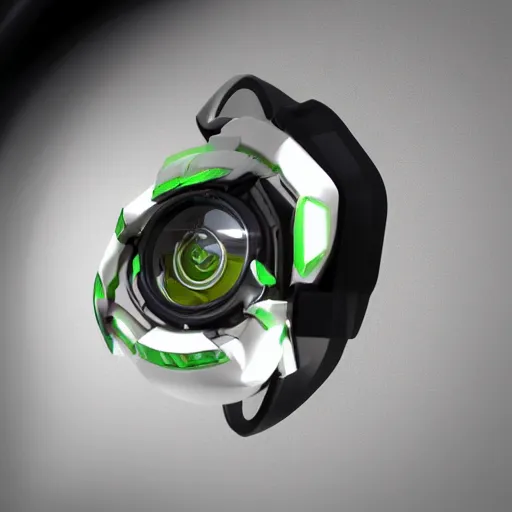 Image similar to photorealistic omnitrix from ben 1 0, 3 d render, cycles, cinematic, unreal engine 5