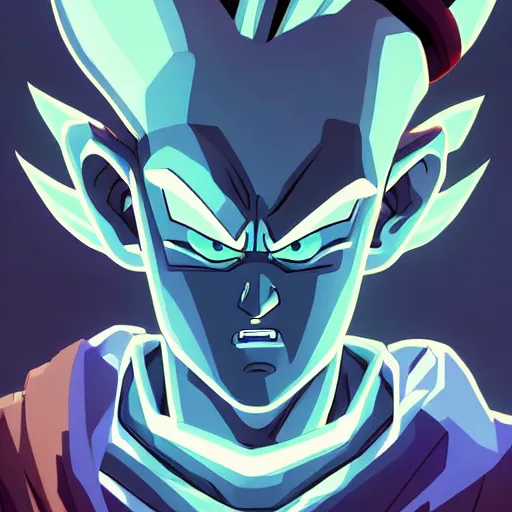 Image similar to face icon stylized minimalist dragon ball z, loftis, cory behance hd by jesper ejsing, by rhads, makoto shinkai and lois van baarle, ilya kuvshinov, rossdraws global illumination