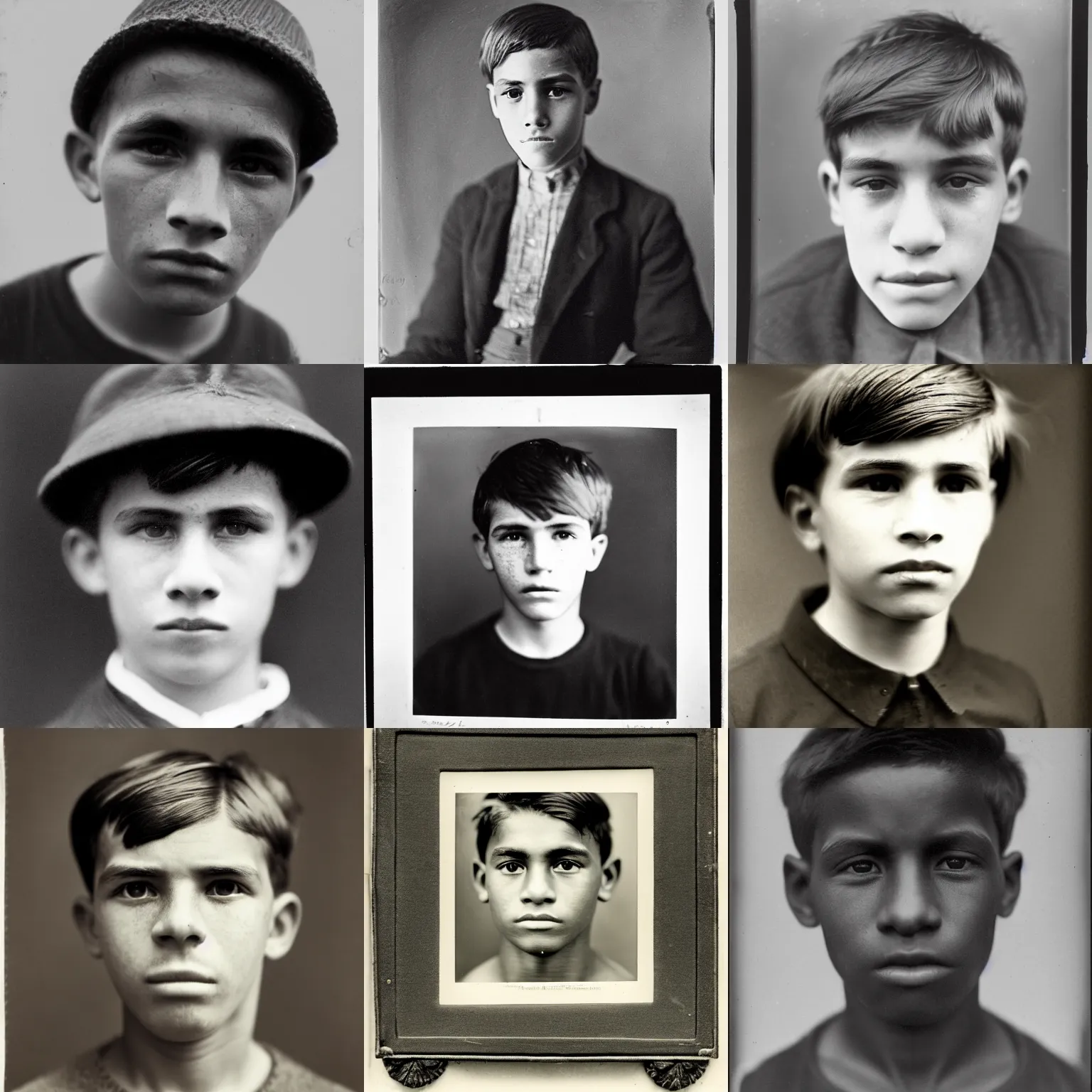 Prompt: facial portrait of a 1 7 year old boy, 1 9 2 1, photographed by stephen mccurry, national geograph
