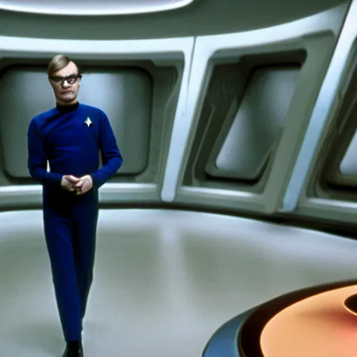 Image similar to Jeffrey Dahmer in the tv show Star Trek 8k hdr still