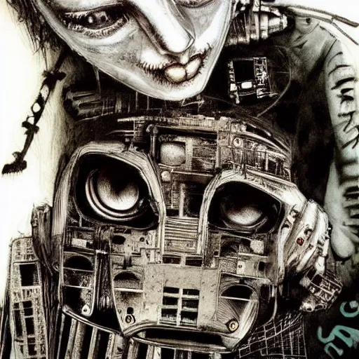 Image similar to robots and cats, art by ernest pignon - ernest, tim burton