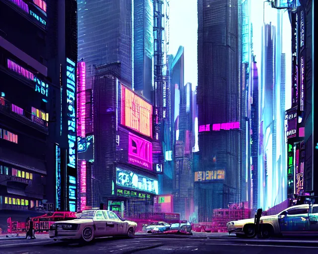 Image similar to Cyberpunk New York city, photorealistic, hyperdetailed