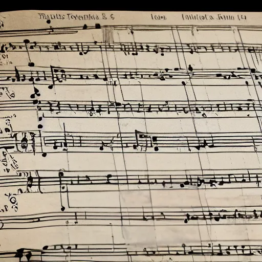 Image similar to a simple, legible sheet music recording the score of a famous TV show opening