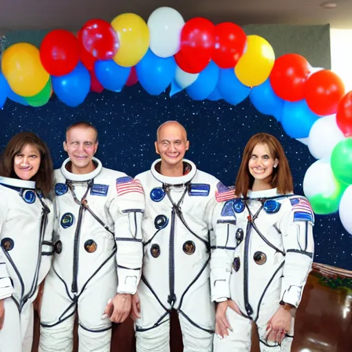 Image similar to astronauts on the moom birthday party photos