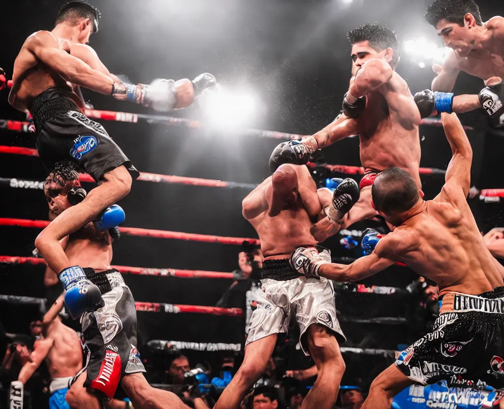 Image similar to chito vera knocks out dominick cruz via headkick, by annie leibovitz and steve mccurry, natural light, detailed face, canon eos c 3 0 0, ƒ 1. 8, 3 5 mm, 8 k, medium - format print