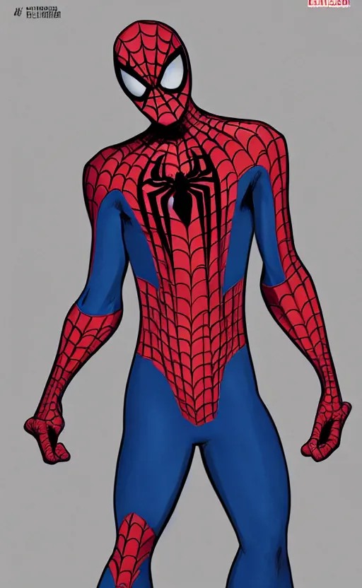 Prompt: redesigned spiderman suit, j.c. leyendecker, Valentina Remenar, ++++++ upscaled