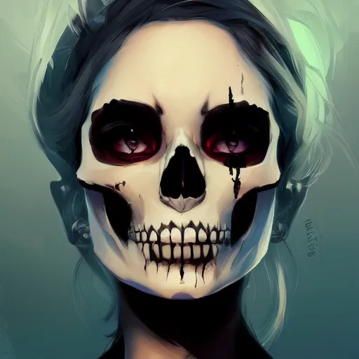 sugar skull girl wallpaper