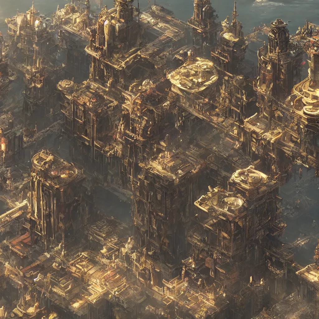 Prompt: a steampunk city combined with a floating island by Greg Rutkowski, Sung Choi, Mitchell Mohrhauser, Maciej Kuciara, Johnson Ting, Maxim Verehin, Peter Konig, final fantasy , 8k photorealistic, cinematic lighting, HD, high details, atmospheric , trending on artstation