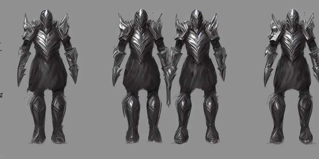 Image similar to armor concept design sheet