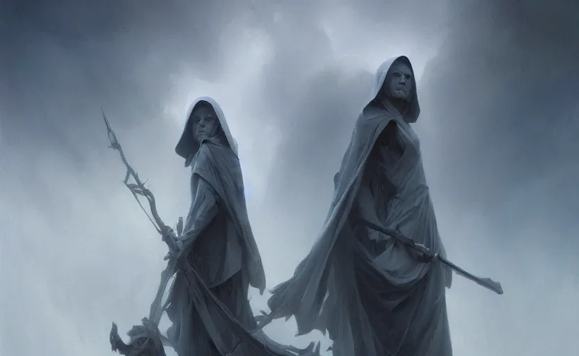 Prompt: the grim reaper screaming, soft grey and blue natural light, intricate, digital painting, artstation, concept art, smooth, sharp focus, illustration, art by greg rutkowski and luis rollo and uang guangjian and gil elvgren, symmetry!