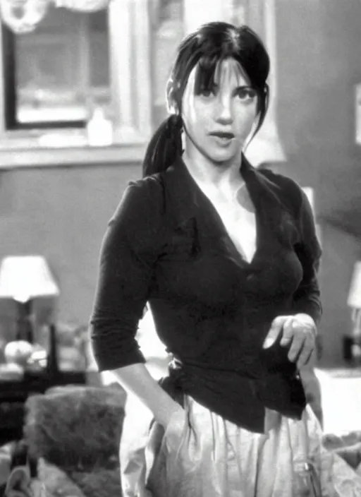 Image similar to film still of tifa lockhart in a comedy movie