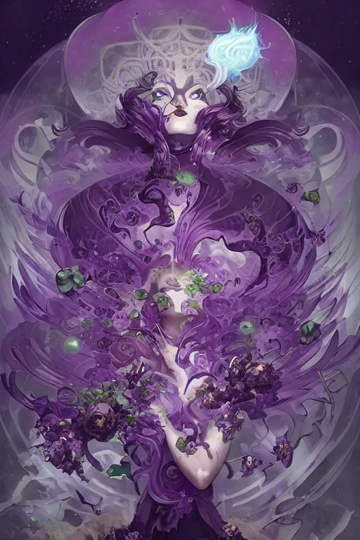 Prompt: purple explosion, amethyst, magical, painted purple, rpg, icon, vector style, by nekro, peter mohrbacher, alphonse mucha, brian froud, yoshitaka amano, kim keever, victo ngai, james jean