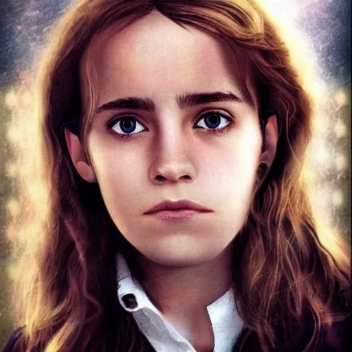 Image similar to hermione granger as an adult, perfect eyes