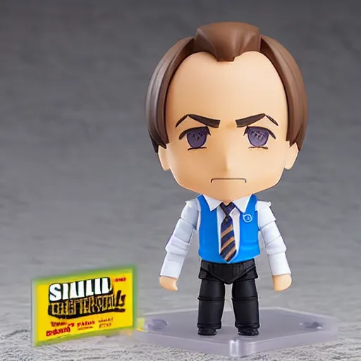 Prompt: saul goodman singular nendoroid