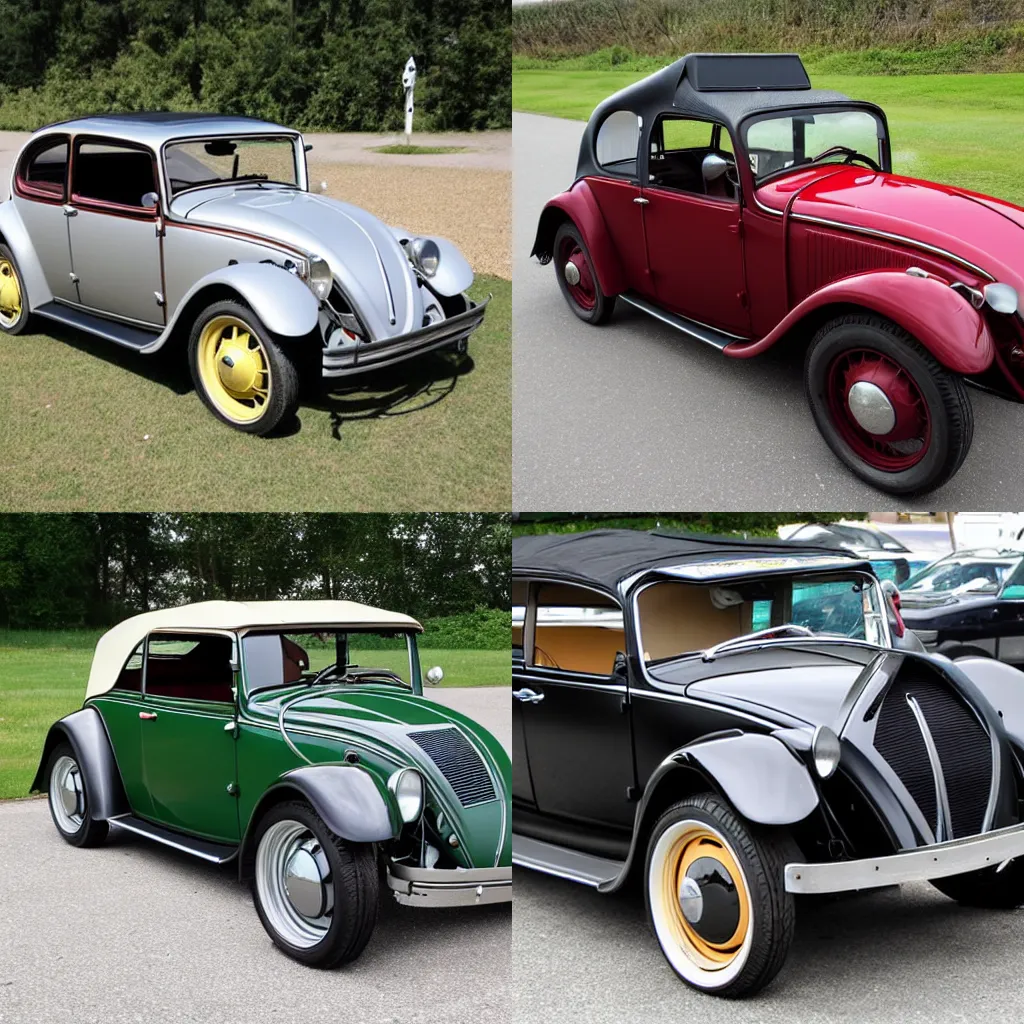 Prompt: 1929 volkswagen beetle