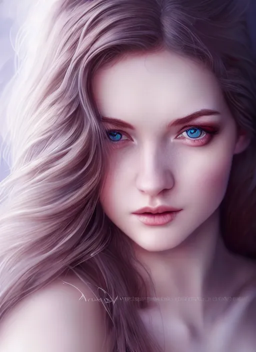 Image similar to a gorgeous scottish female photo, professionally retouched, soft lighting, realistic, smooth face, full body shot, torso, dress, perfect eyes, sharp focus on eyes, 8 k, high definition, insanely detailed, intricate, elegant, art by artgerm and jason chan