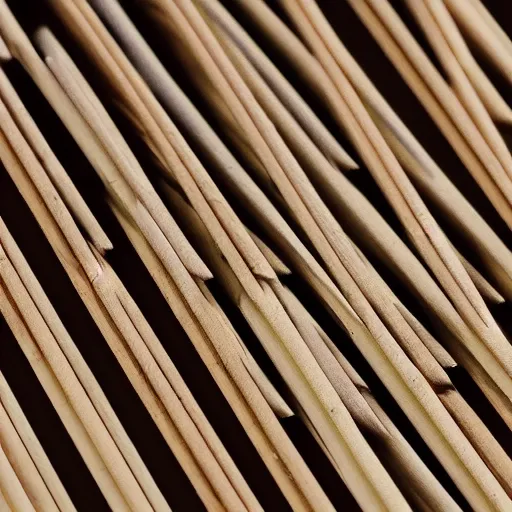 Prompt: highly detailed, wooden match sticks, mikado 4k texture