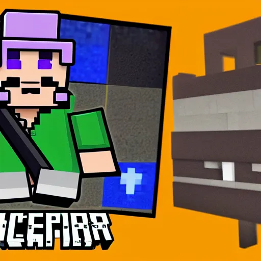 Prompt: minecraft youtuber thumbnails