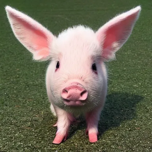 Image similar to half miniature piglet, half bunny