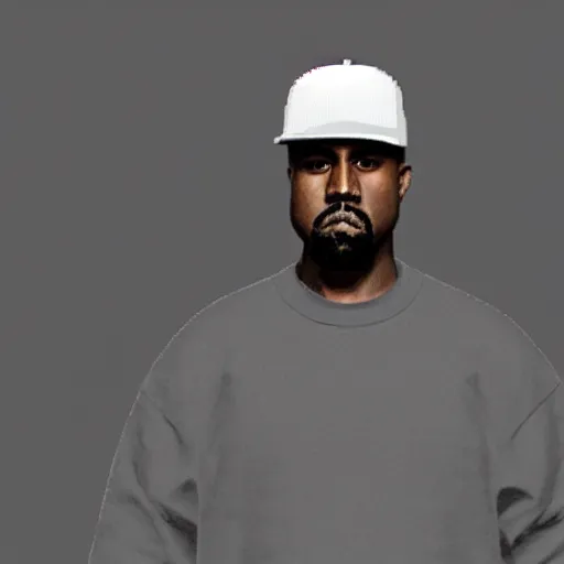 Prompt: Kanye West in roblox