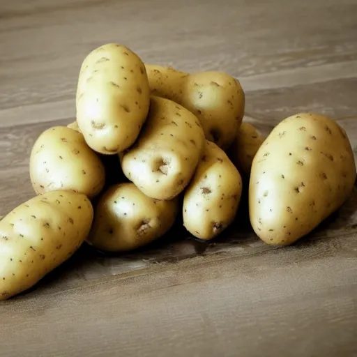 Prompt: potato with legs