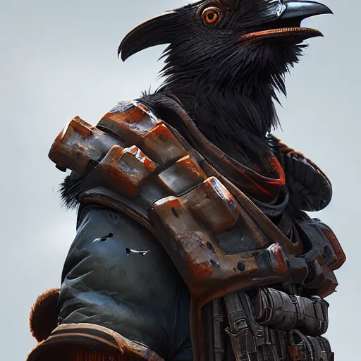 Prompt: portrait of blodhundr from apex legends with his ravens, 8 k uhd, unreal engine, octane render in the artstyle of finnian macmanus, john park and greg rutkowski