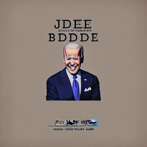 Prompt: Joe Biden pen and pixel album cover