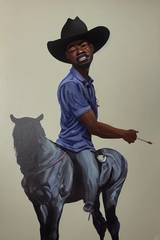 Prompt: lil nas x painting