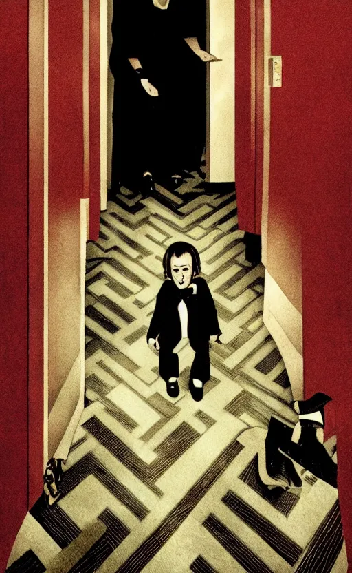 Image similar to The Shining (1980) movie poster