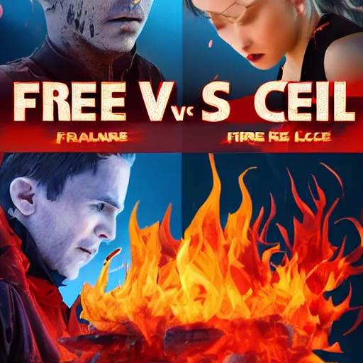 Image similar to fire vs ice