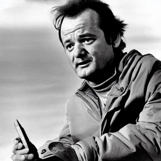 Image similar to bill murray in john carpenters the thing