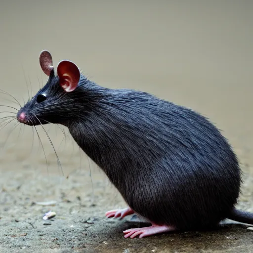 Prompt: 8 k uhd rats man stealth, half, cursed, sewer, animals, bizzare, weird, endangered, highly details content