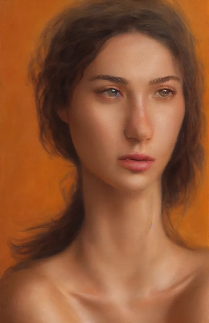 Image similar to a face portrait of a beautiful girl enjoying the warm sunlight, cuban setting, warm colors, soft lighting, atmospheric, cinematic, moody, in the style of diego koi, gina heyer, luiz escanuela, art by alyssa monk, hyperrealism, rule of thirds, golden ratio, oil on canvas, 8 k