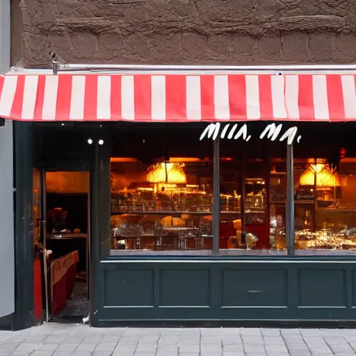 Image similar to a restaurant named 'miam miam'