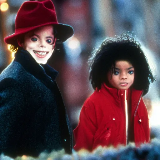 Image similar to michael jackson starring in home alone 2