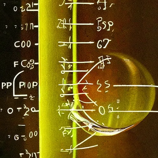 Prompt: random artist, random detail, abstract, pi, equation, glass,