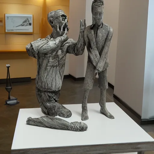 Image similar to sculpture toy on display