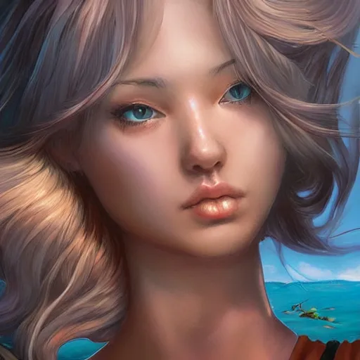 Image similar to a portrait of a character in a scenic environment by artgerm, foam sculpture