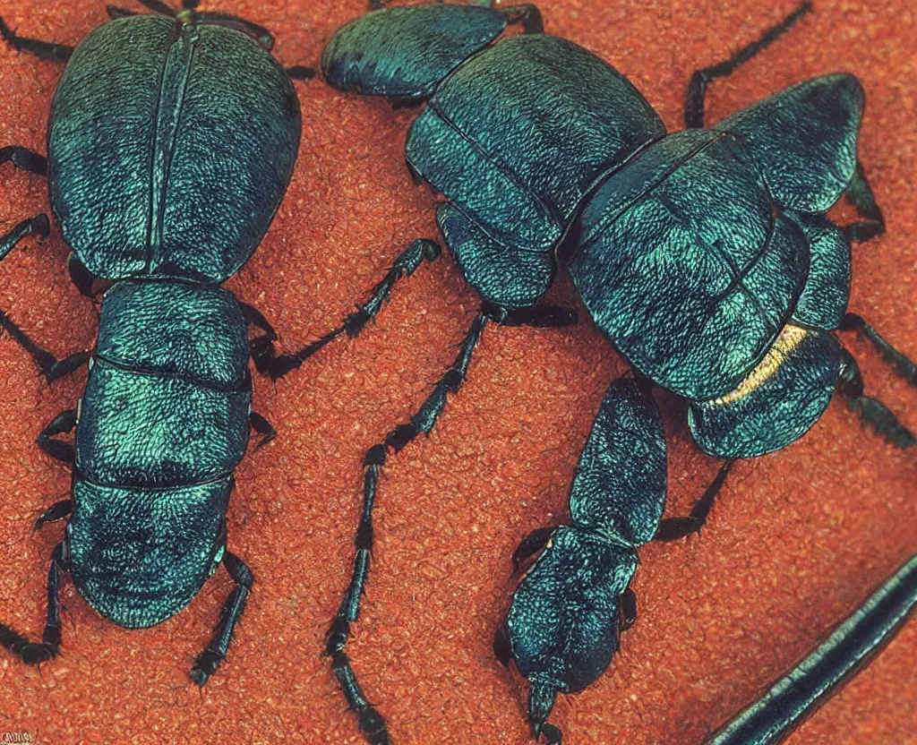 Image similar to a closeup of a beautiful colorful beetle coleoptera. award - winning highly detailed national geographic photograph ( ( by gustave boulanger, joaquin sorolla ) )