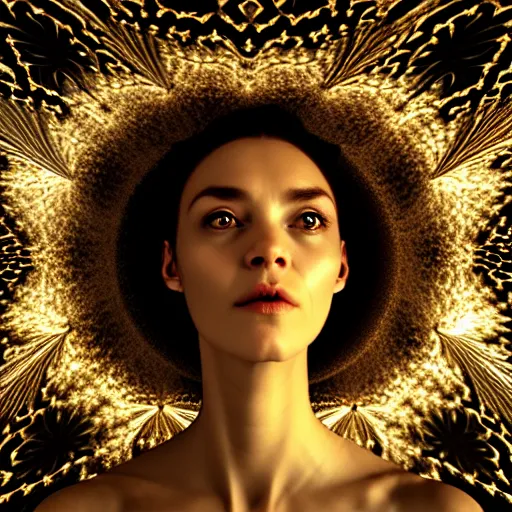 Prompt: hyperrealism photography computer simulation visualisation of parallel universe cgi european anime scene with beautiful highly detailed woman by caravaggio rendered in mandelbulb 4 d