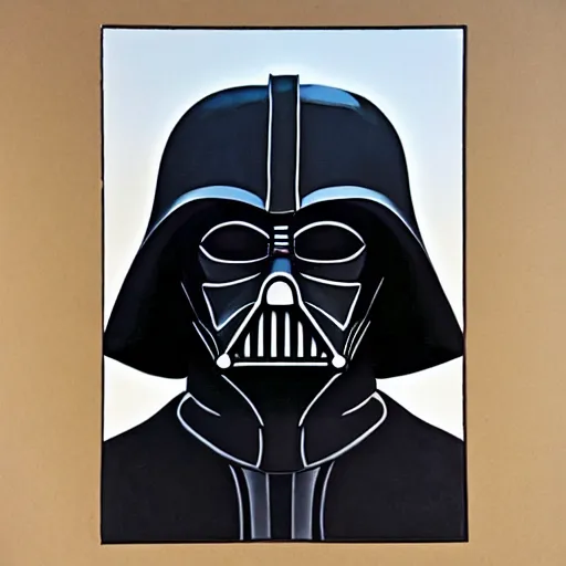 Image similar to portrait of Darth Vader as Luke Skywalker